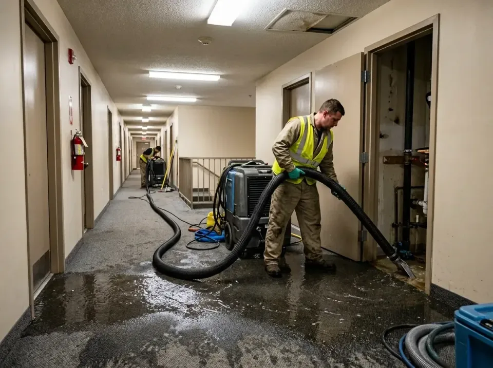 multi-unit-apartment-hallway-f-005 — frequently asked questions, Emergency Burst Pipe Water Extraction & Removal in Hoffman…